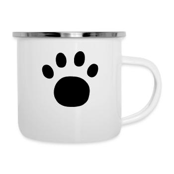 Paw Print - Camper Mug - white - Right