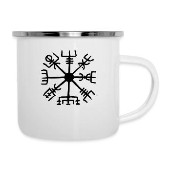 Vegvisir, Magic, Runes, Protection & Navigation - Camper Mug - white - Right