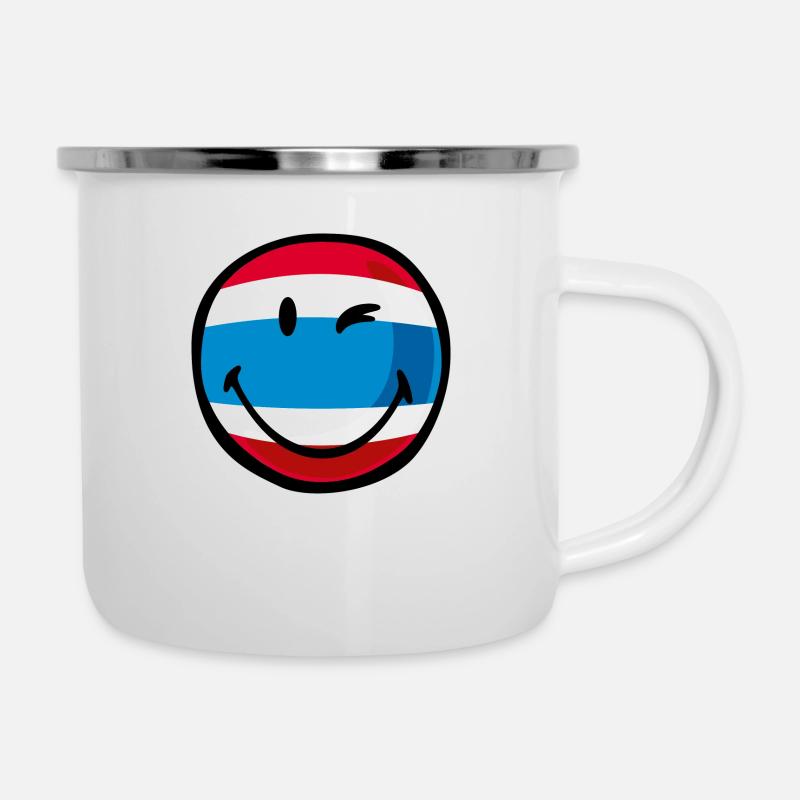 Smiley Thailand - Camper Mug - white