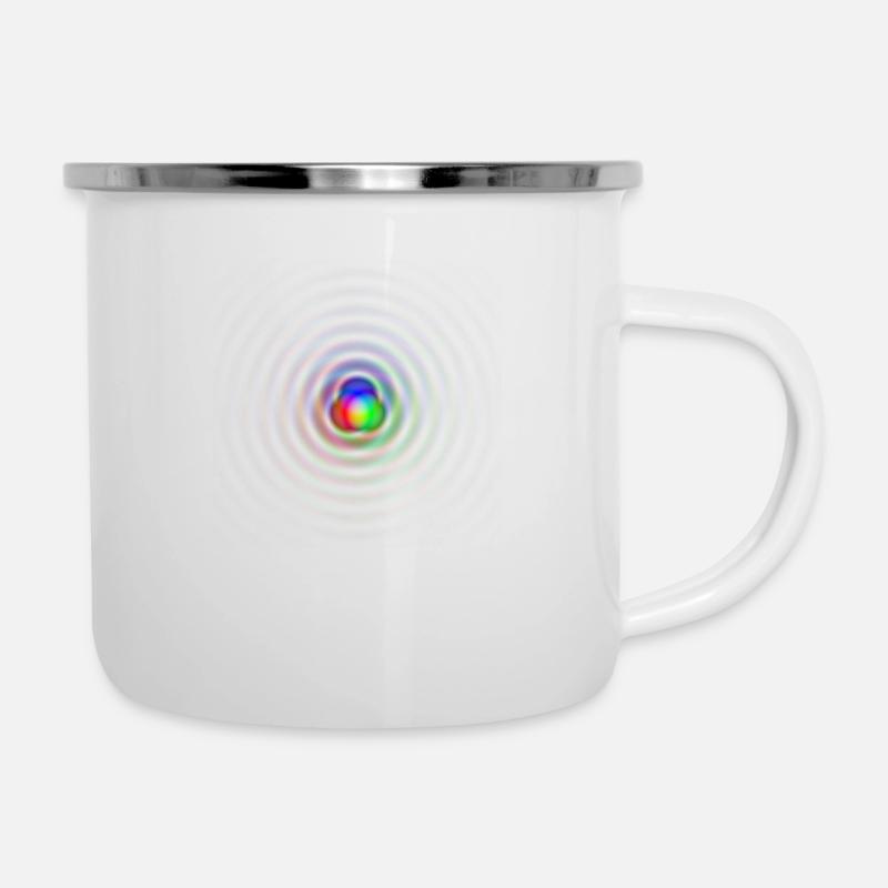 Additive color mixing Airy Discs - Camper Mug - white