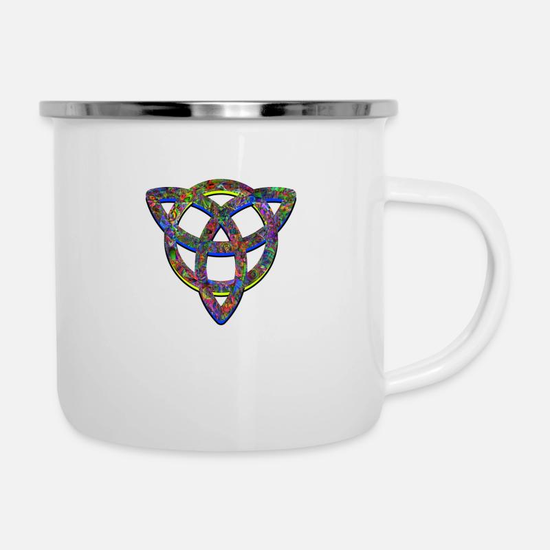 Triskel relief - Camper Mug - white