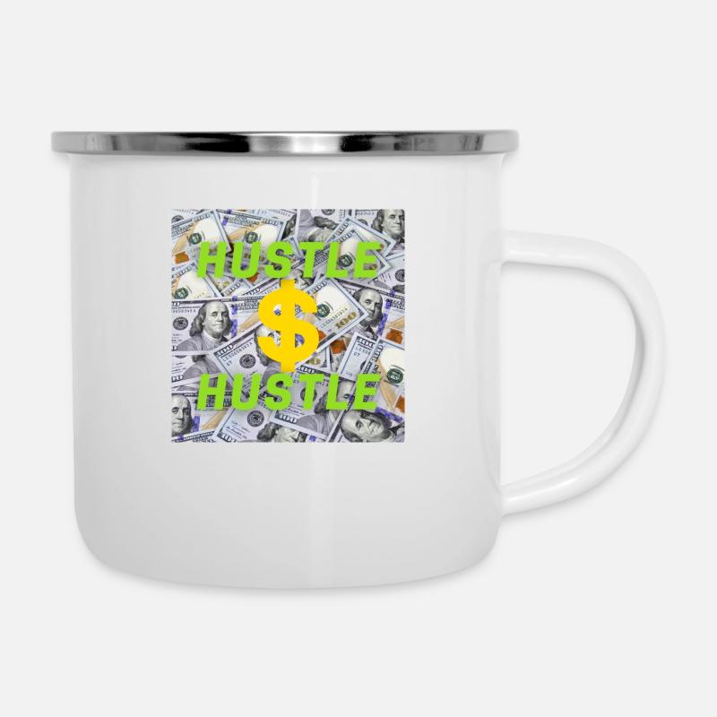 Hustle - Camper Mug - white