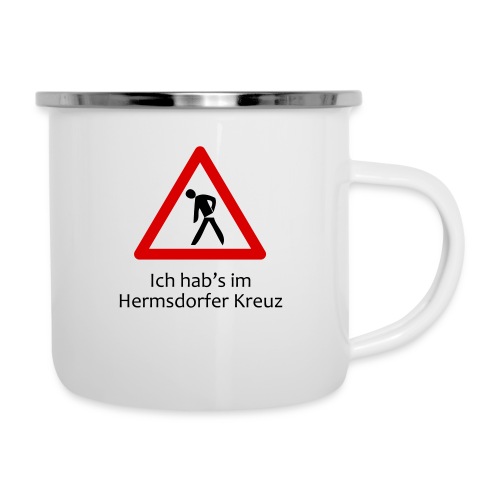 Hermsdorfer Kreuz - Emaille-Tasse