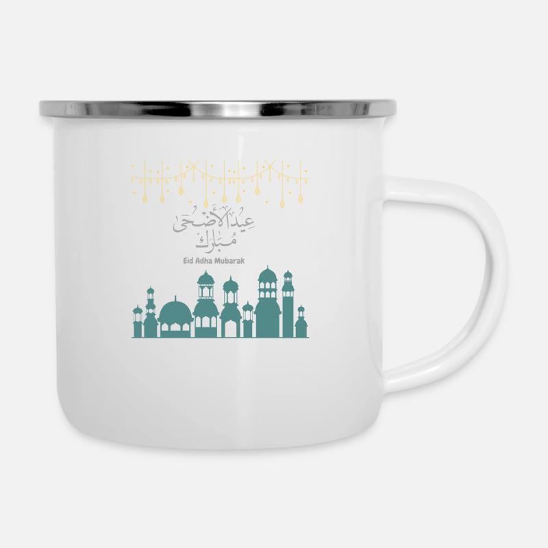 Eid Mubarak - Tasse émaillée - blanc