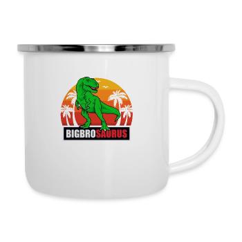 Big Bro Saurus - Camper Mug - white - Right