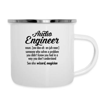 Audio Engineer - Definition - Camper Mug - white - Right