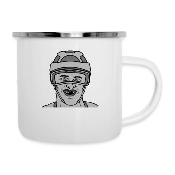Hockey sur glace Tooth Gap - Tasse émaillée - blanc - Droite