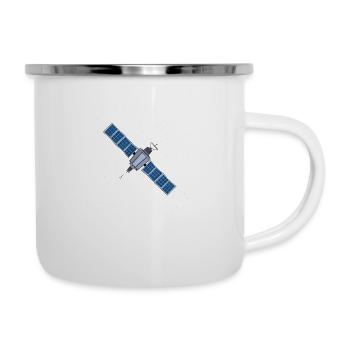 Floating Satellite - Camper Mug - white - Right