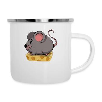 Mouse Cartoon - Camper Mug - white - Right