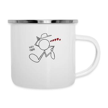 Hey There Plain Doodle - Camper Mug - white - Right