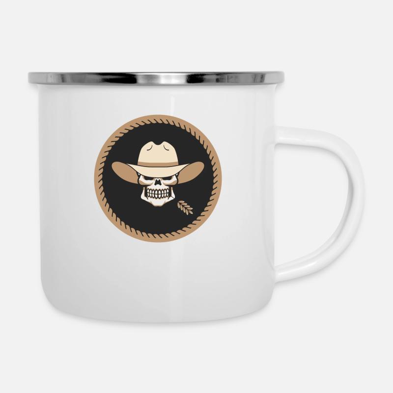 Hard Out There - Emaille-Tasse - Weiß