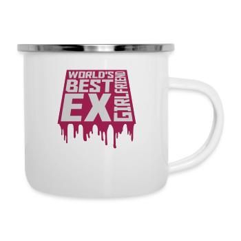 worlds best ex girlfriend - Emaille-Tasse - Weiß - Rechts
