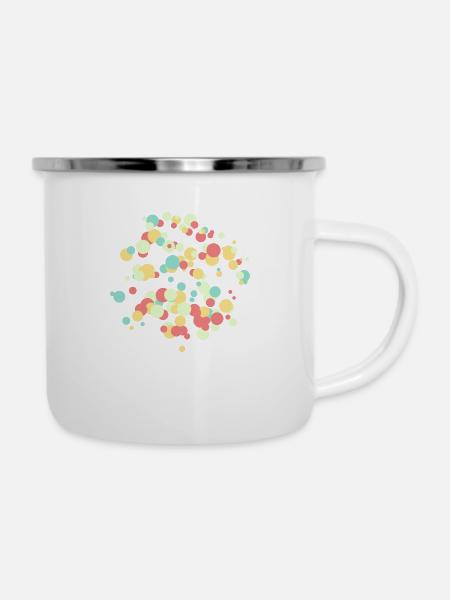 Team Rambo - Emaille-Tasse - Weiß