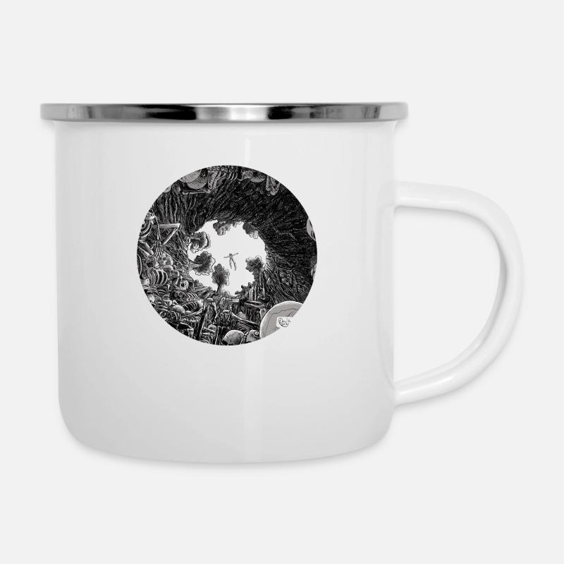 Tunnel - Tasse émaillée - blanc