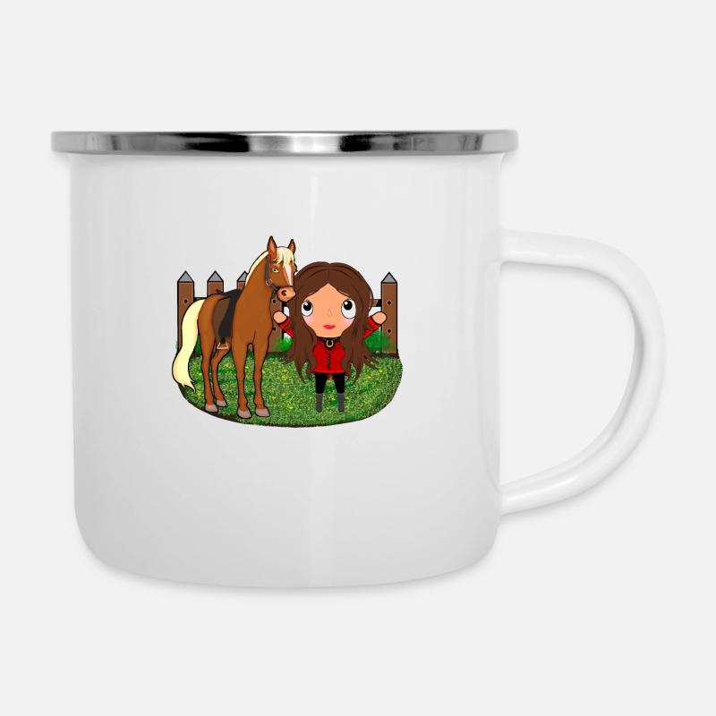 Jennifer - Camper Mug - white