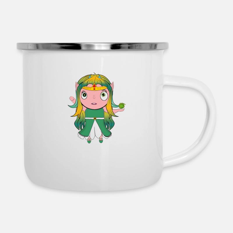 Bella - Tasse émaillée - blanc