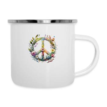 Flower Power Peace - Camper Mug - white - Right