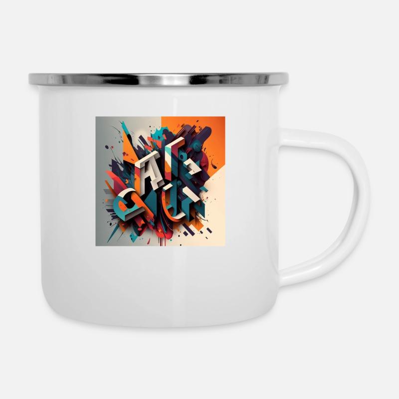Graffiti - Camper Mug - white