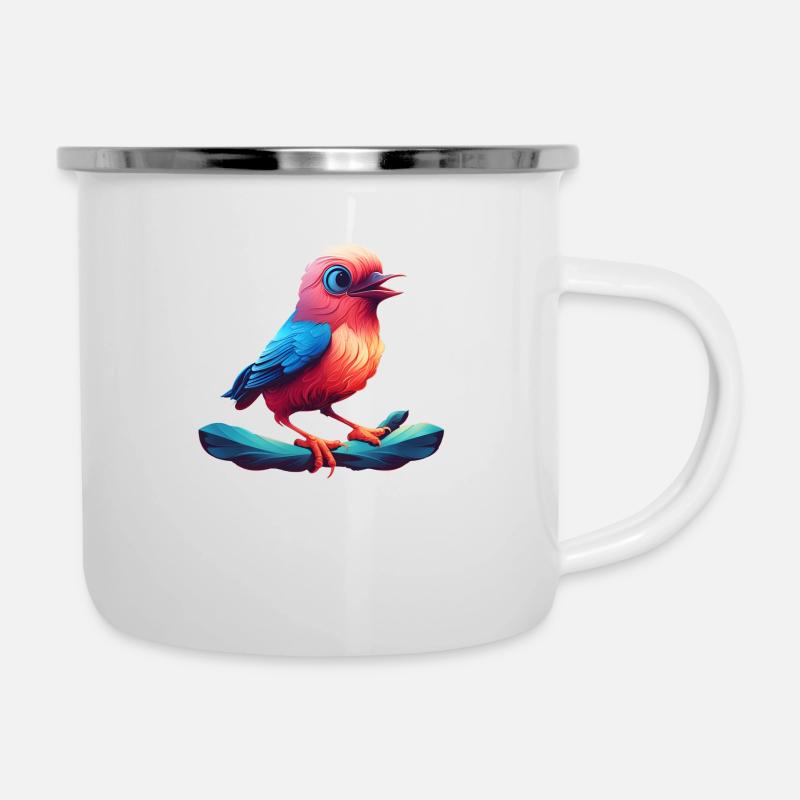 Doux Tweet - Tasse émaillée - blanc