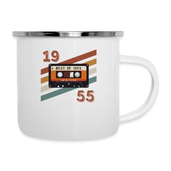 1955 retro vintage anniversary - Camper Mug - white - Right