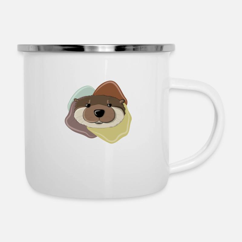 Otter - Camper Mug - white