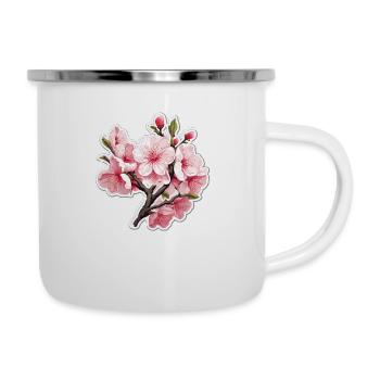 Cherry blossom - Camper Mug - white - Right