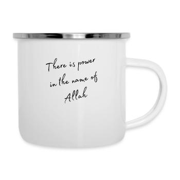 There is power in the name of allah - Camper Mug - white - Right