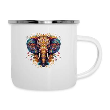 Mystic Elephant Spell - Camper Mug - white - Right
