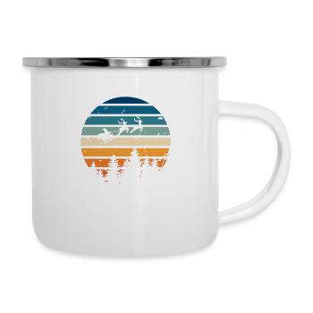 Retro Santa Claus - Camper Mug - white - Right