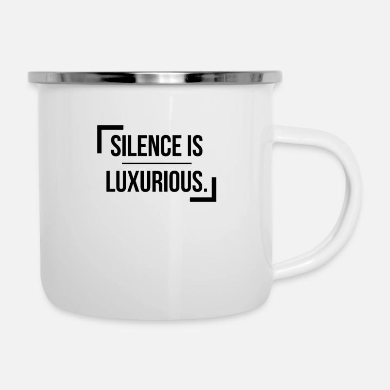 Tranquility is luxurious - Camper Mug - white