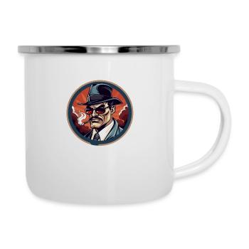 the mysterious man - Camper Mug - white - Right