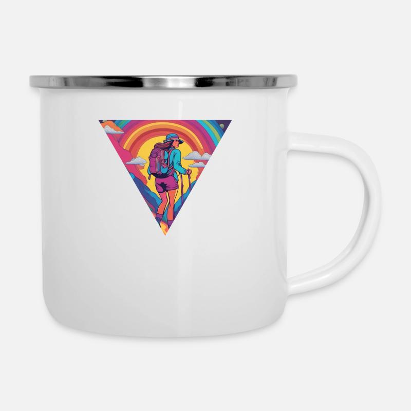 WANDERSLUST par AUDLA - Tasse émaillée - blanc