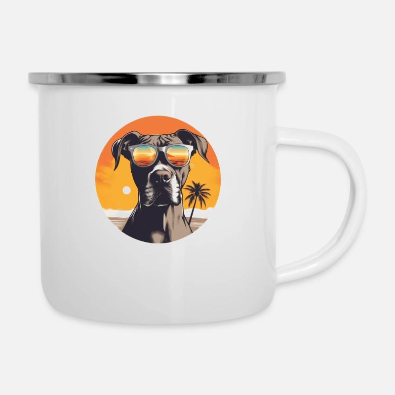 Boxer - Camper Mug - white