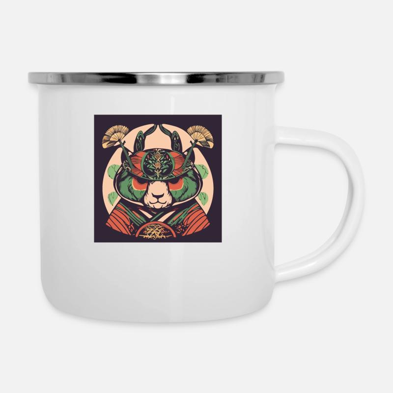 Goat Samurai - Camper Mug - white