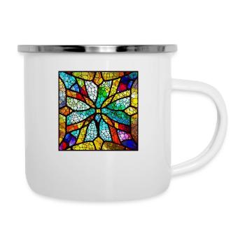 Stained Glass Window - Camper Mug - white - Right