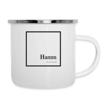 Ma ville - Hamm - Tasse émaillée - blanc - Droite