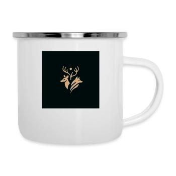 L’harmonie dans la nature sauvage - Tasse émaillée - blanc - Droite