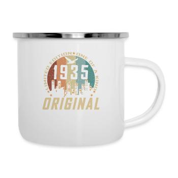 Vintage December 1935 89 Birthday Gift - Camper Mug - white - Right