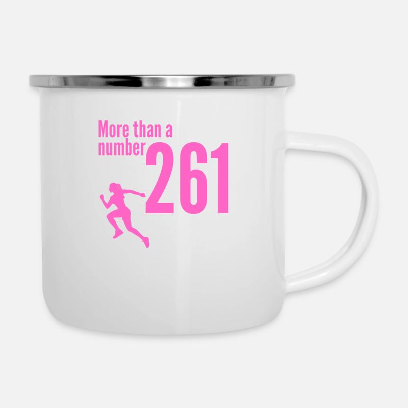 261 marathon more thna a number - Camper Mug - white