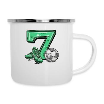 Football 7 years old - Camper Mug - white - Right