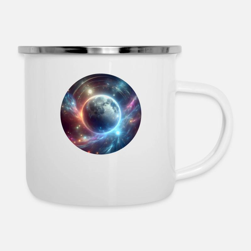 Espace - Tasse émaillée - blanc