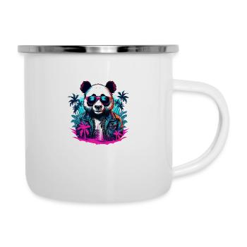 Tattoo / Animal / Art / Cool / Comic / Panda - Camper Mug - white - Right