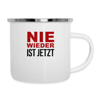 Plus jamais ça n’est maintenant - Tasse émaillée - blanc - Droite