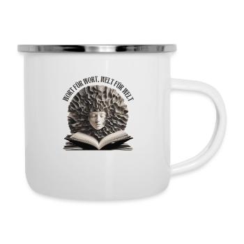 Word by word, world by world - Camper Mug - white - Right