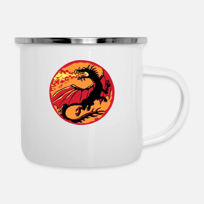 Dragon - Camper Mug - white