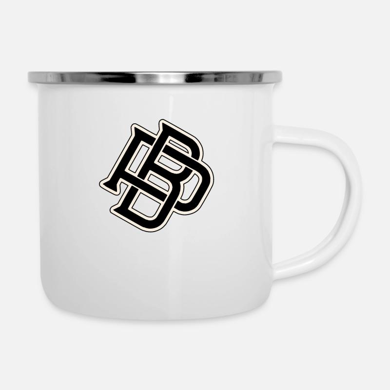Lain and clean paintball logo PB - Camper Mug - white