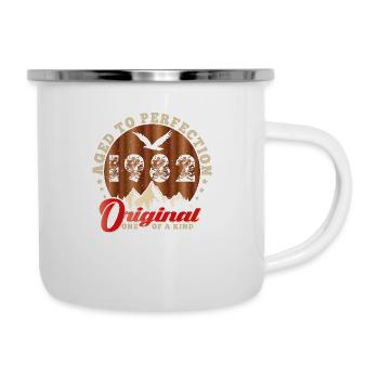 Anniversaire emblématique de 1982 - Tasse émaillée - blanc - Droite