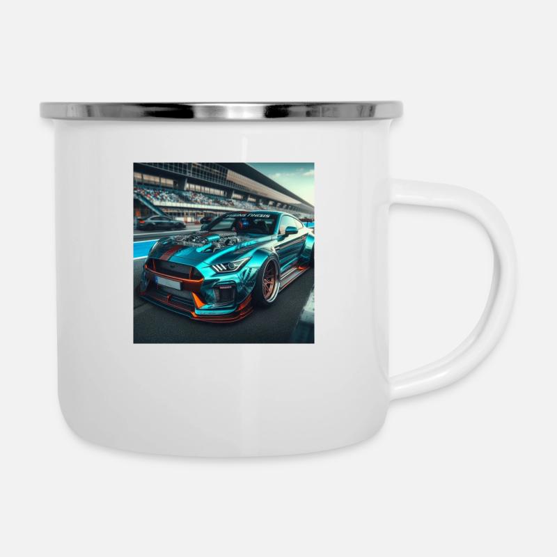 Car - Camper Mug - white