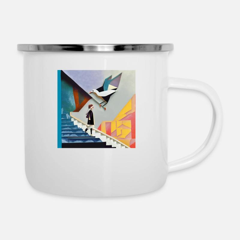 Passing by - Camper Mug - white