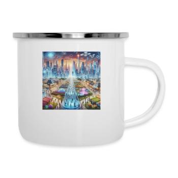 Future Human Progression - Camper Mug - white - Right